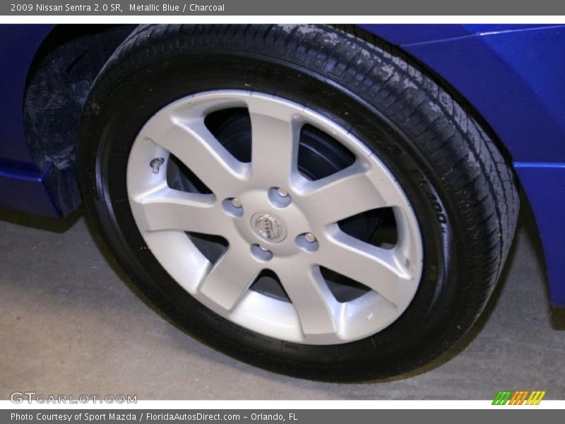 Metallic Blue / Charcoal 2009 Nissan Sentra 2.0 SR
