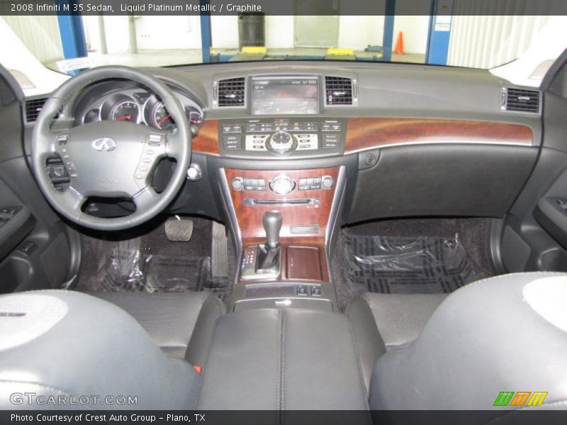 Liquid Platinum Metallic / Graphite 2008 Infiniti M 35 Sedan