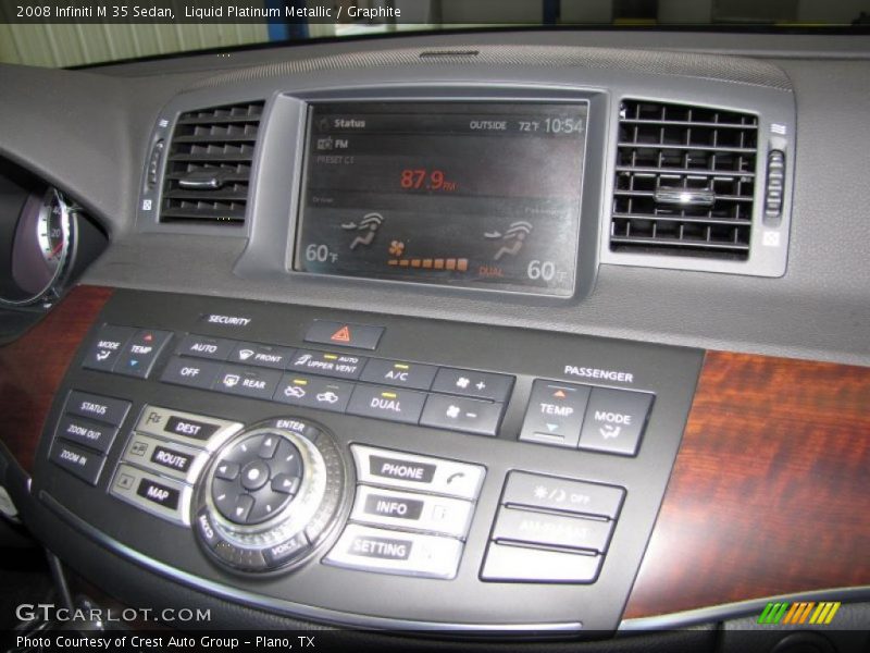 Liquid Platinum Metallic / Graphite 2008 Infiniti M 35 Sedan