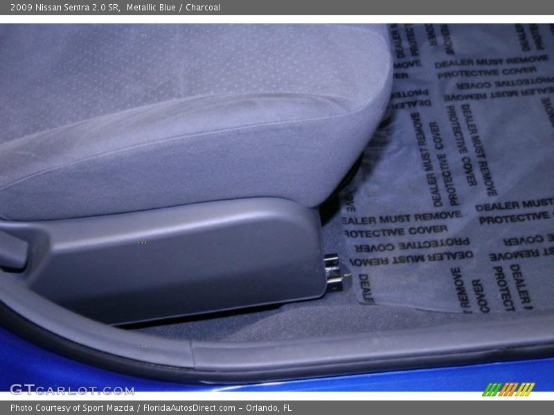Metallic Blue / Charcoal 2009 Nissan Sentra 2.0 SR