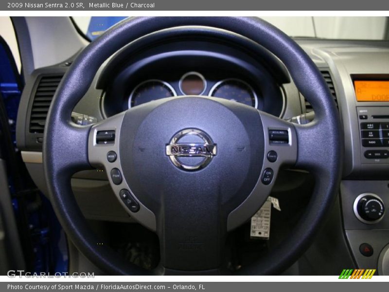 Metallic Blue / Charcoal 2009 Nissan Sentra 2.0 SR