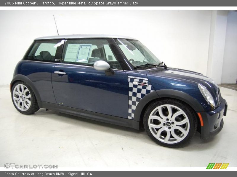 Hyper Blue Metallic / Space Gray/Panther Black 2006 Mini Cooper S Hardtop