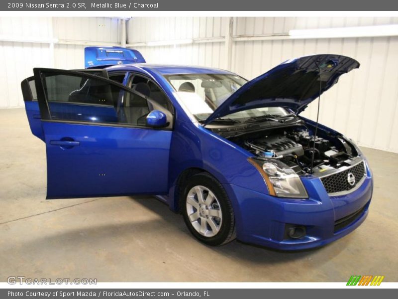 Metallic Blue / Charcoal 2009 Nissan Sentra 2.0 SR
