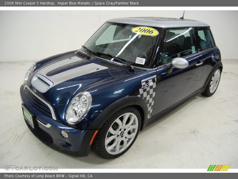 Hyper Blue Metallic / Space Gray/Panther Black 2006 Mini Cooper S Hardtop