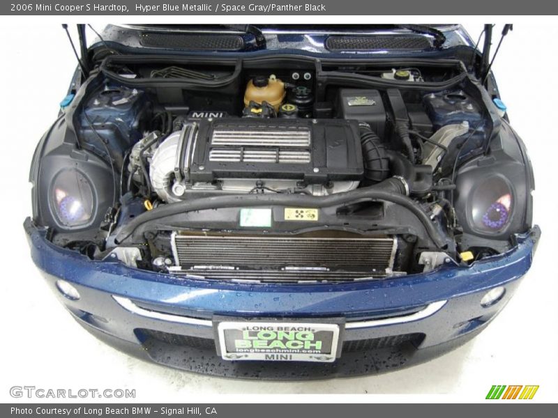 Hyper Blue Metallic / Space Gray/Panther Black 2006 Mini Cooper S Hardtop