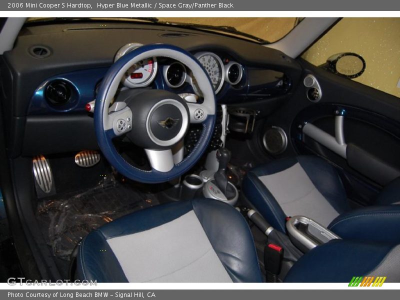 Hyper Blue Metallic / Space Gray/Panther Black 2006 Mini Cooper S Hardtop