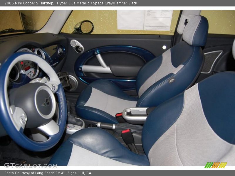 Hyper Blue Metallic / Space Gray/Panther Black 2006 Mini Cooper S Hardtop
