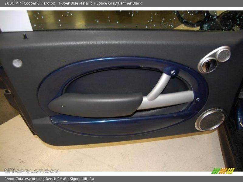 Hyper Blue Metallic / Space Gray/Panther Black 2006 Mini Cooper S Hardtop