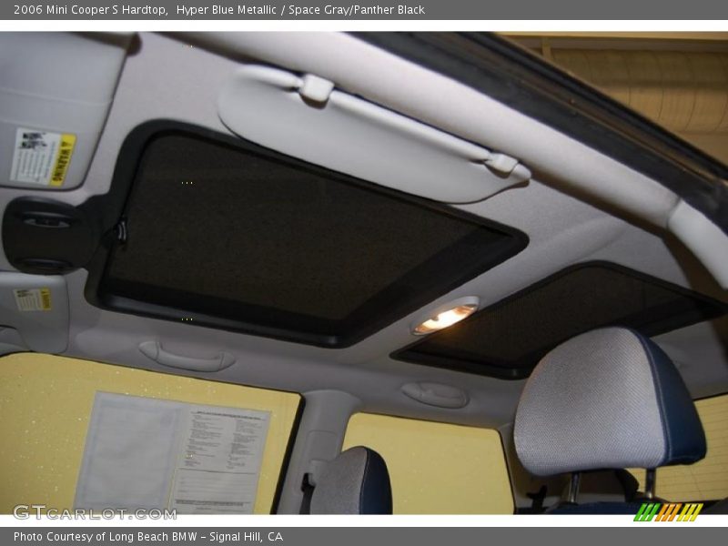 Hyper Blue Metallic / Space Gray/Panther Black 2006 Mini Cooper S Hardtop