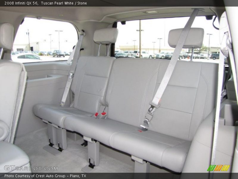 Tuscan Pearl White / Stone 2008 Infiniti QX 56