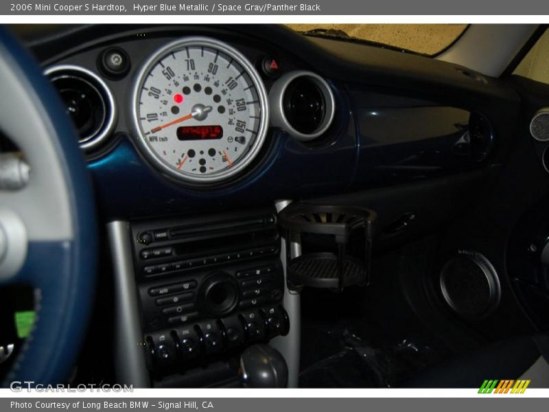 Hyper Blue Metallic / Space Gray/Panther Black 2006 Mini Cooper S Hardtop