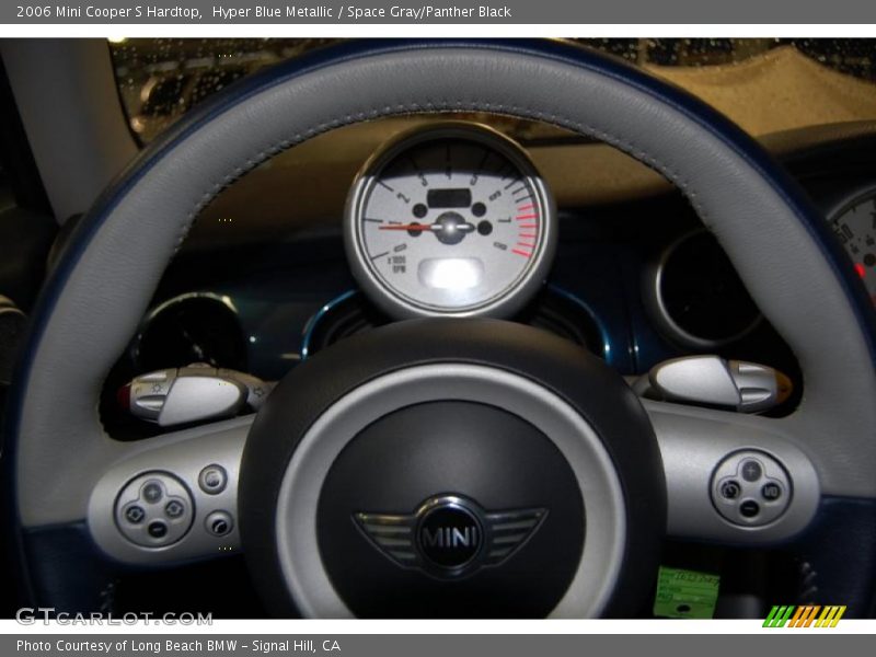 Hyper Blue Metallic / Space Gray/Panther Black 2006 Mini Cooper S Hardtop