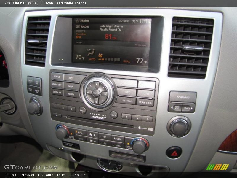 Tuscan Pearl White / Stone 2008 Infiniti QX 56