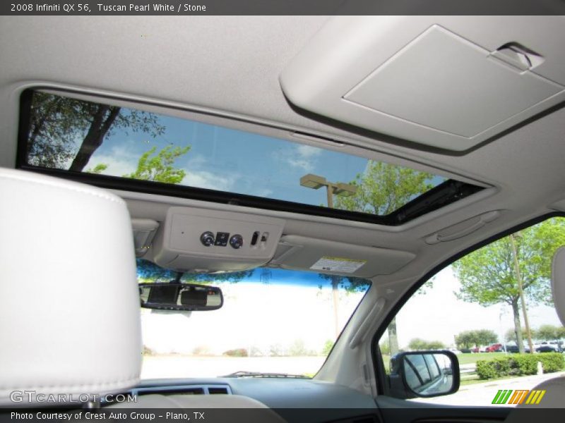 Tuscan Pearl White / Stone 2008 Infiniti QX 56