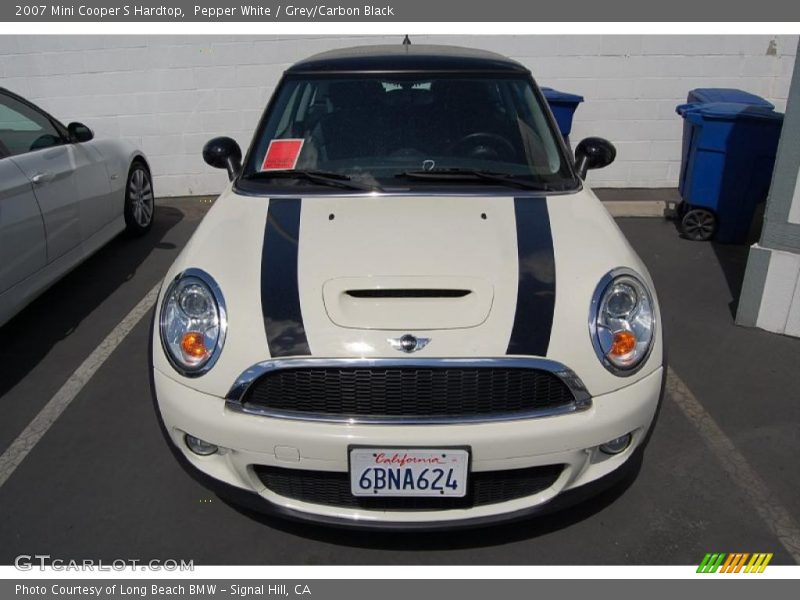 Pepper White / Grey/Carbon Black 2007 Mini Cooper S Hardtop