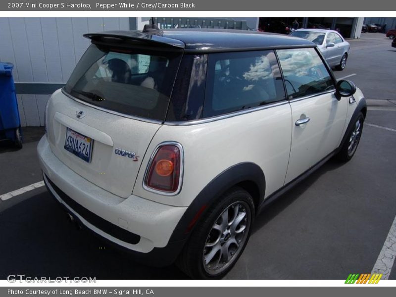 Pepper White / Grey/Carbon Black 2007 Mini Cooper S Hardtop