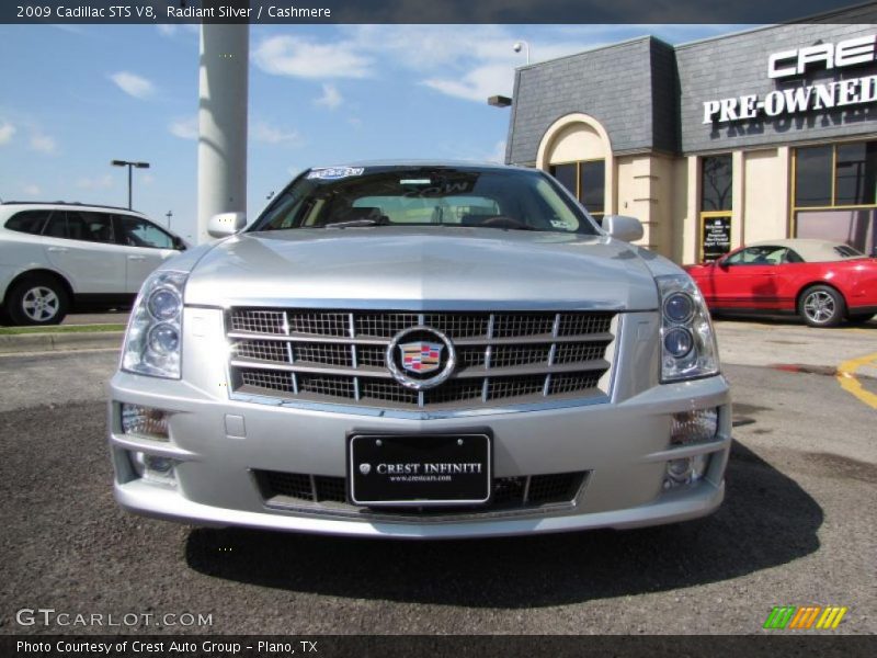 Radiant Silver / Cashmere 2009 Cadillac STS V8