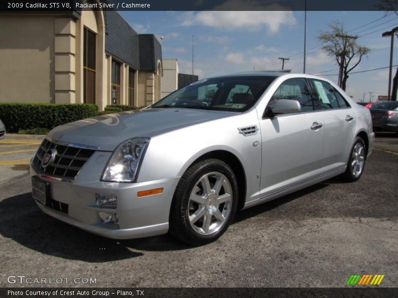 Radiant Silver / Cashmere 2009 Cadillac STS V8