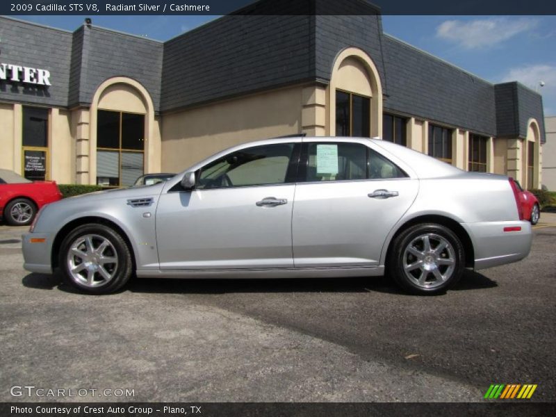 Radiant Silver / Cashmere 2009 Cadillac STS V8