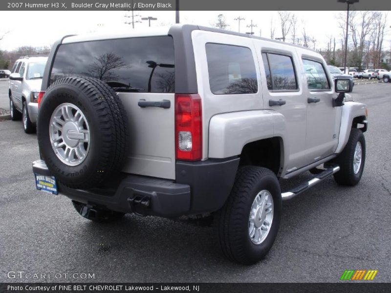 Boulder Gray Metallic / Ebony Black 2007 Hummer H3 X
