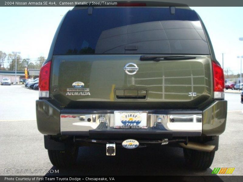 Canteen Metallic / Steel/Titanium 2004 Nissan Armada SE 4x4