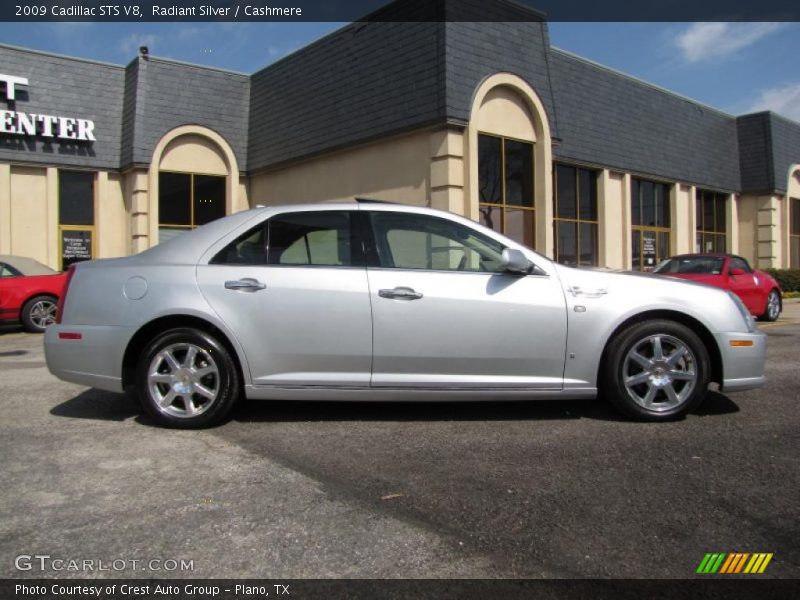 Radiant Silver / Cashmere 2009 Cadillac STS V8