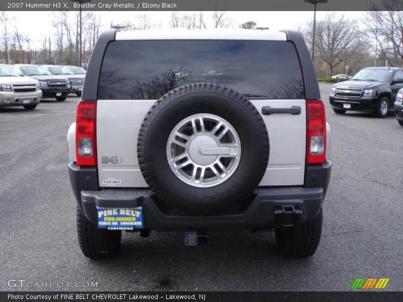 Boulder Gray Metallic / Ebony Black 2007 Hummer H3 X