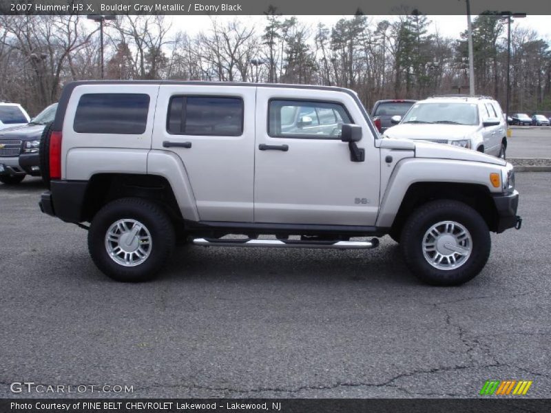 Boulder Gray Metallic / Ebony Black 2007 Hummer H3 X