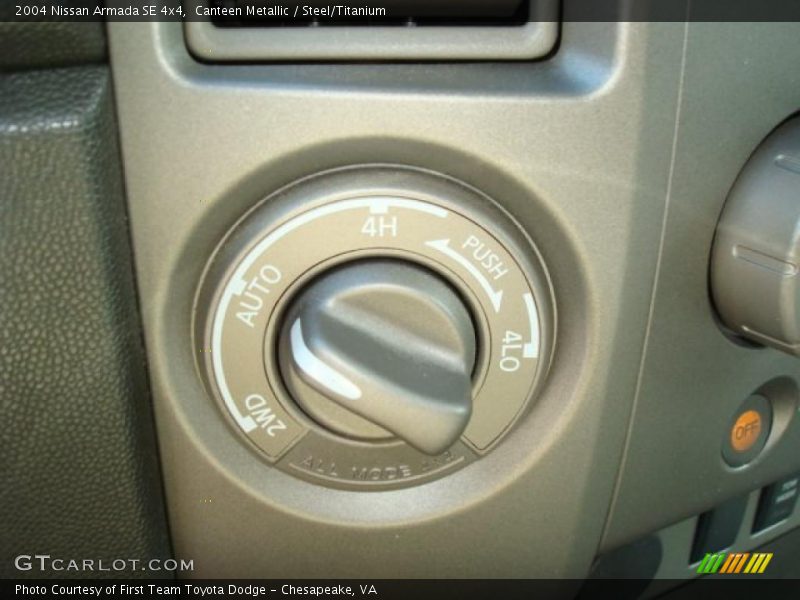 Canteen Metallic / Steel/Titanium 2004 Nissan Armada SE 4x4