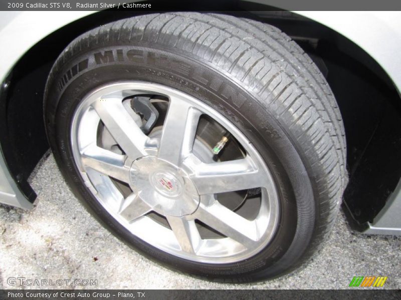 Radiant Silver / Cashmere 2009 Cadillac STS V8