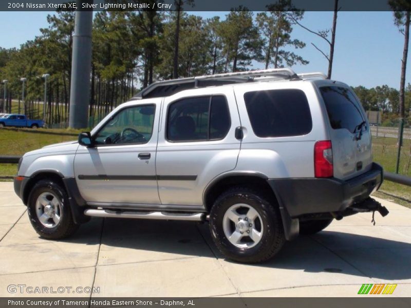 Silver Lightning Metallic / Gray 2004 Nissan Xterra XE
