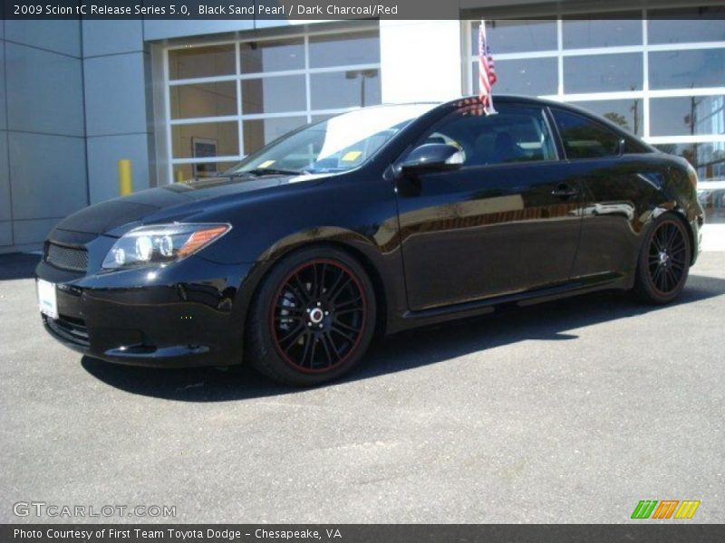 Black Sand Pearl / Dark Charcoal/Red 2009 Scion tC Release Series 5.0