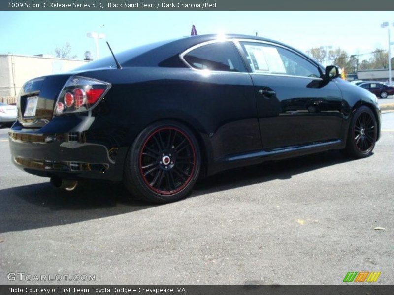 Black Sand Pearl / Dark Charcoal/Red 2009 Scion tC Release Series 5.0