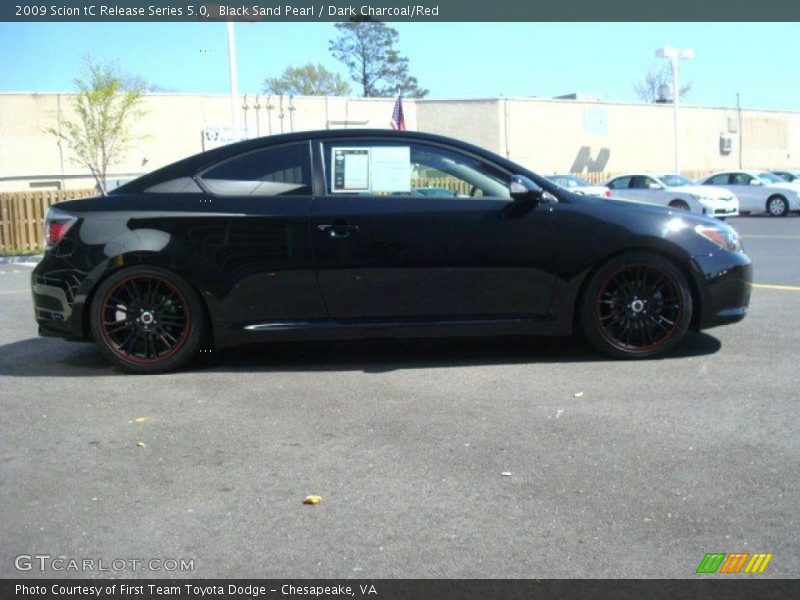 Black Sand Pearl / Dark Charcoal/Red 2009 Scion tC Release Series 5.0