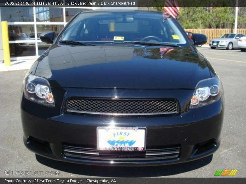 Black Sand Pearl / Dark Charcoal/Red 2009 Scion tC Release Series 5.0