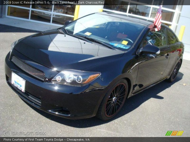 Black Sand Pearl / Dark Charcoal/Red 2009 Scion tC Release Series 5.0