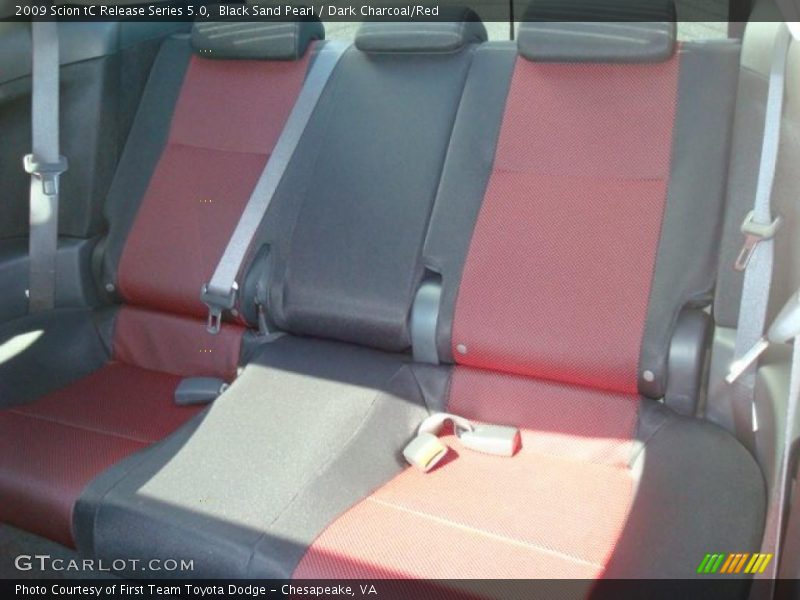 Black Sand Pearl / Dark Charcoal/Red 2009 Scion tC Release Series 5.0