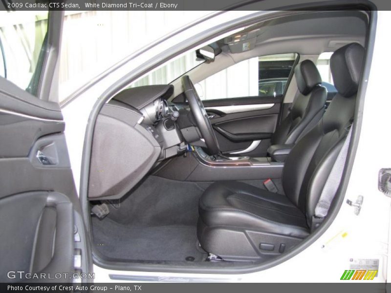 White Diamond Tri-Coat / Ebony 2009 Cadillac CTS Sedan