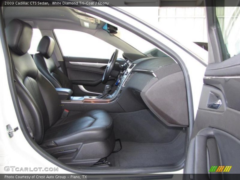 White Diamond Tri-Coat / Ebony 2009 Cadillac CTS Sedan