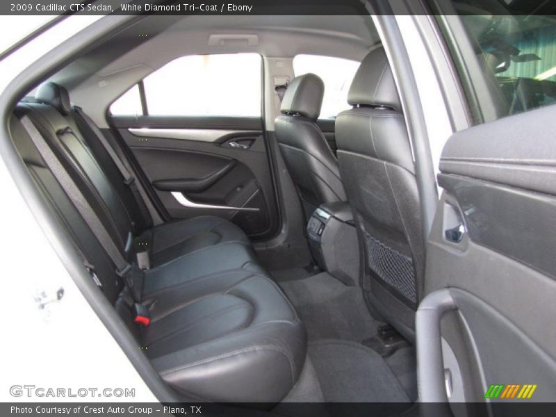 White Diamond Tri-Coat / Ebony 2009 Cadillac CTS Sedan