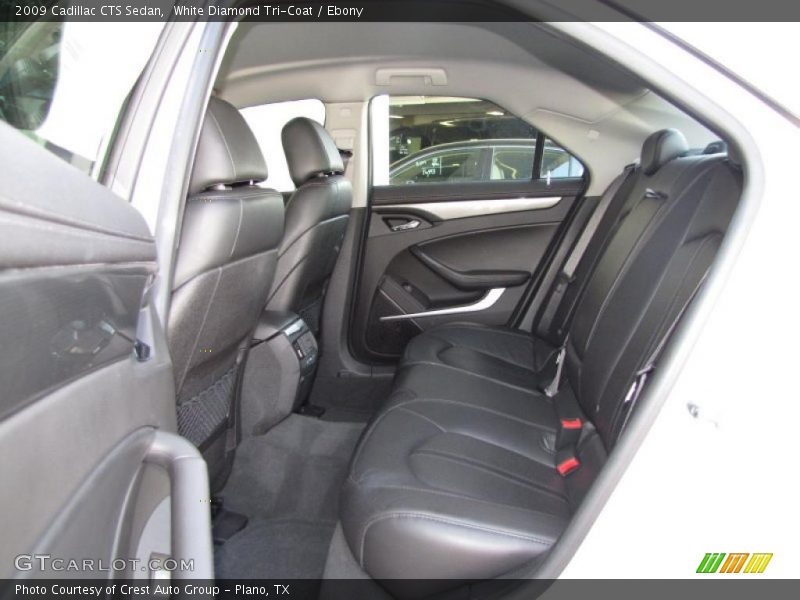 White Diamond Tri-Coat / Ebony 2009 Cadillac CTS Sedan