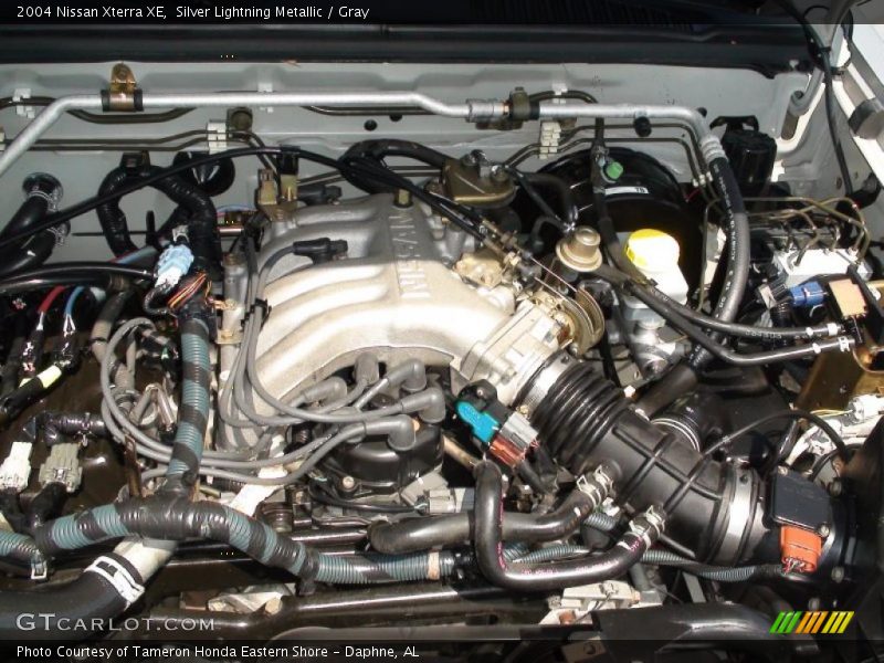 Silver Lightning Metallic / Gray 2004 Nissan Xterra XE