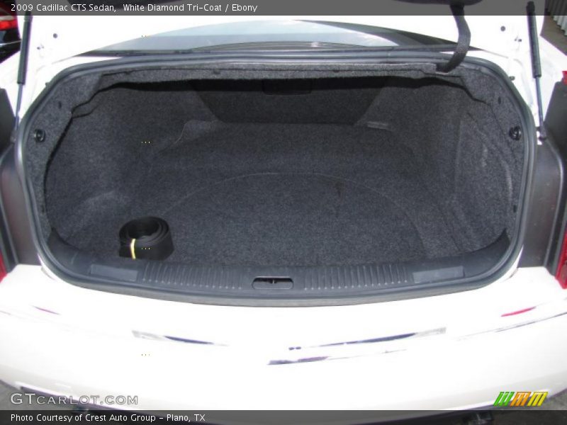 White Diamond Tri-Coat / Ebony 2009 Cadillac CTS Sedan