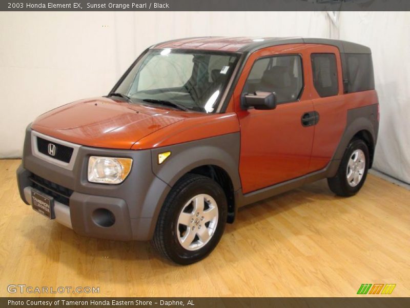 Sunset Orange Pearl / Black 2003 Honda Element EX