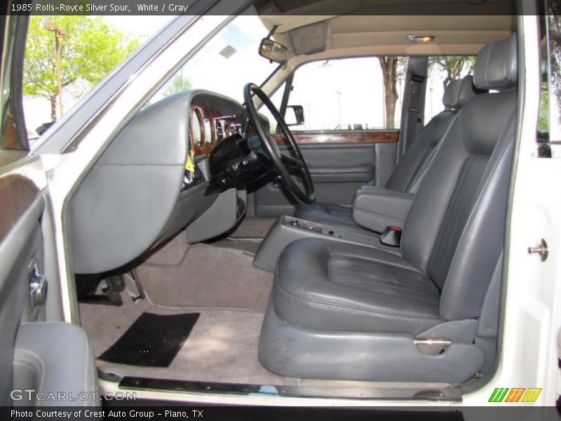White / Gray 1985 Rolls-Royce Silver Spur