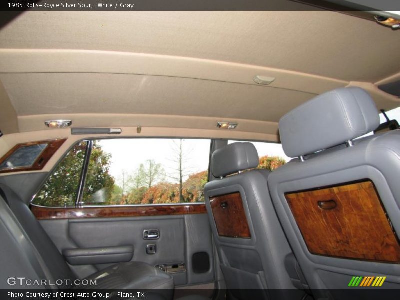 White / Gray 1985 Rolls-Royce Silver Spur