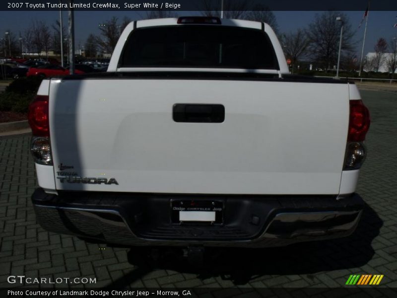 Super White / Beige 2007 Toyota Tundra Limited CrewMax