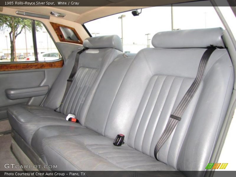 White / Gray 1985 Rolls-Royce Silver Spur