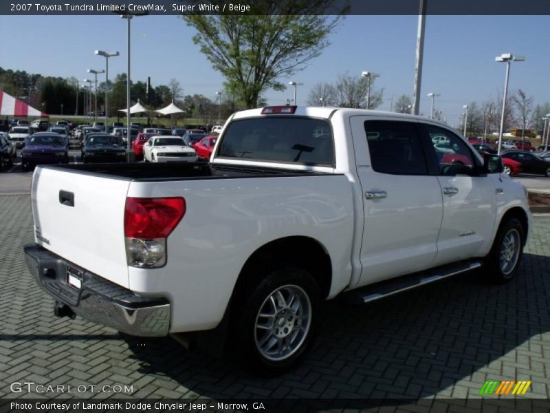 Super White / Beige 2007 Toyota Tundra Limited CrewMax