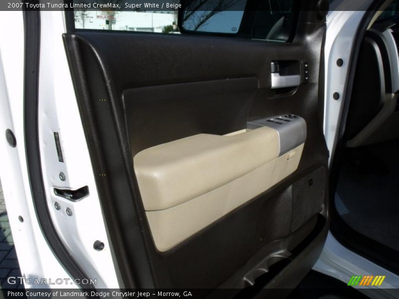 Super White / Beige 2007 Toyota Tundra Limited CrewMax